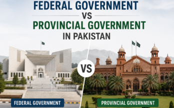 Federal Government vs Provincial Government in Pakistan