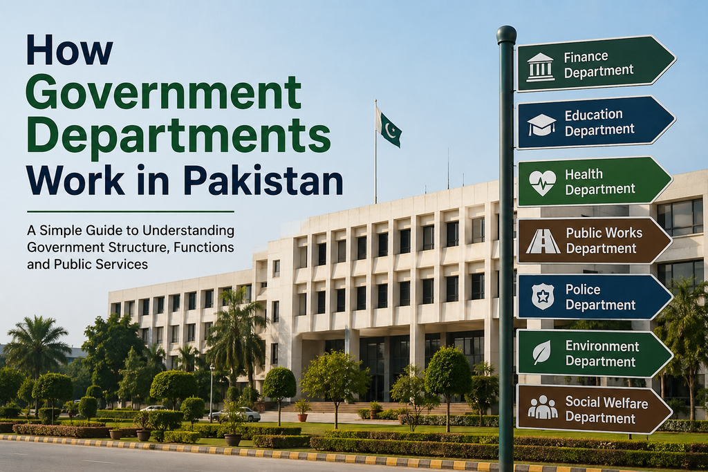 How Government Departments Work in Pakistan