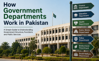 How Government Departments Work in Pakistan