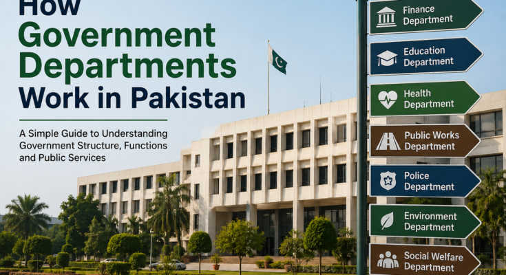 How Government Departments Work in Pakistan