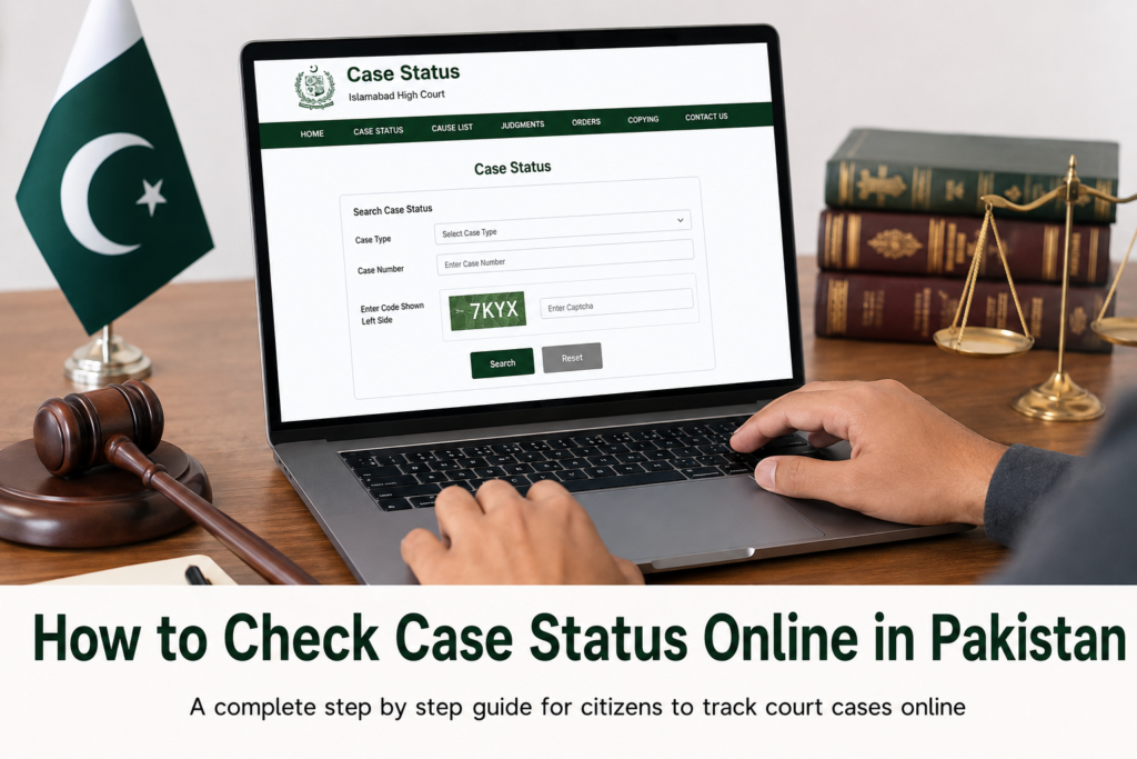 How to Check Case Status Online in Pakistan