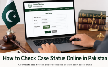 How to Check Case Status Online in Pakistan