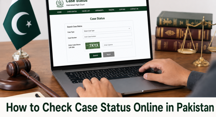 How to Check Case Status Online in Pakistan