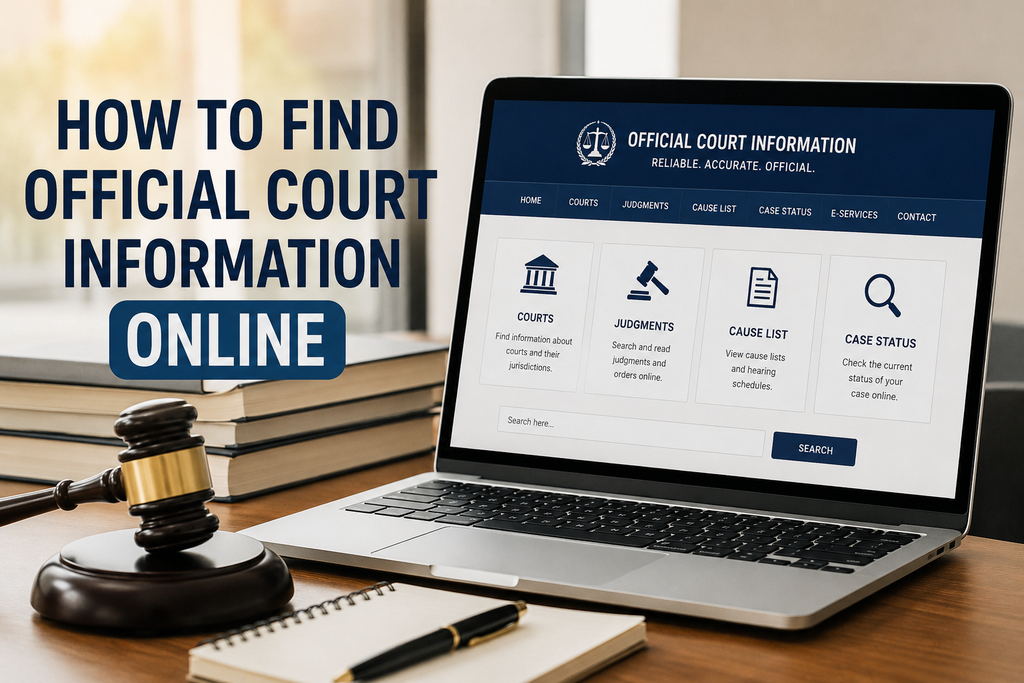 How to Find Official Court Information Online