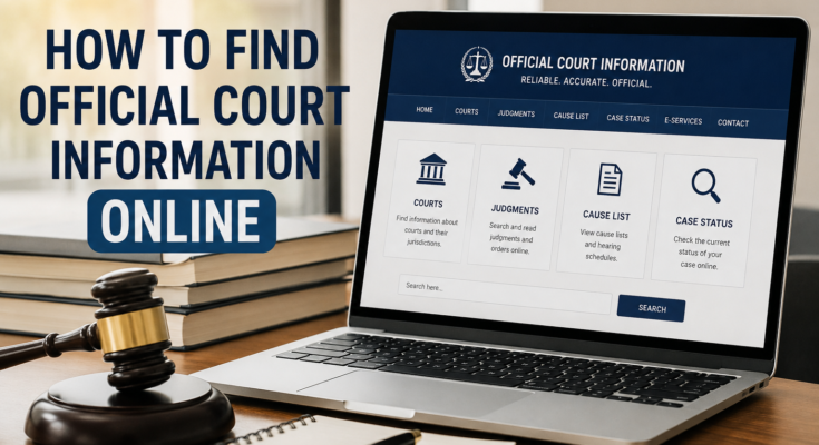How to Find Official Court Information Online