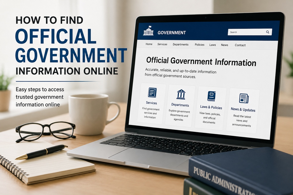 How to Find Official Government Information Online