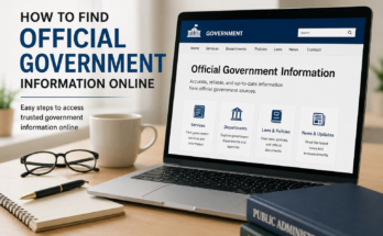 How to Find Official Government Information Online