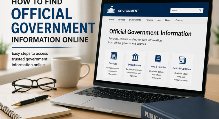 How to Find Official Government Information Online