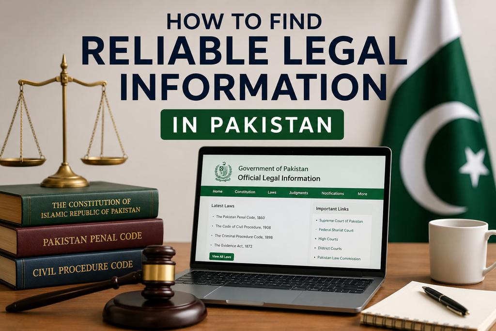 How to Find Reliable Legal Information in Pakistan
