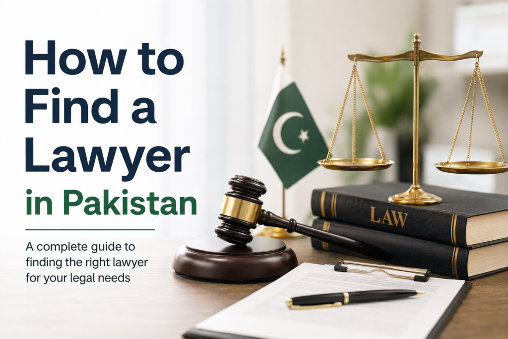 How to Find a Lawyer in Pakistan
