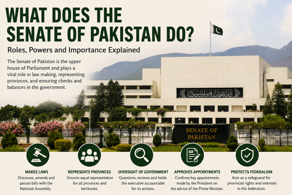What Does the Senate of Pakistan Do