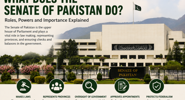 What Does the Senate of Pakistan Do