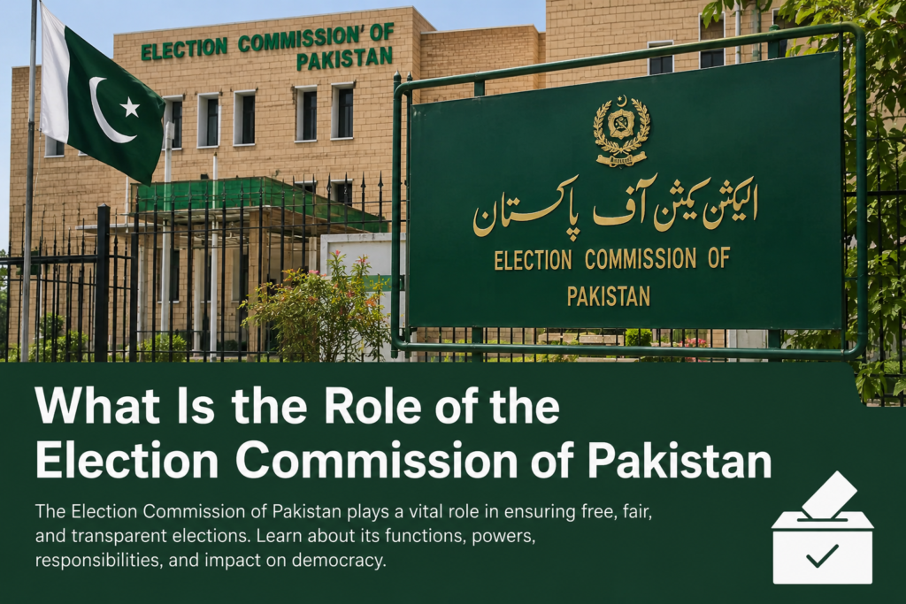 What Is the Role of the Election Commission of Pakistan