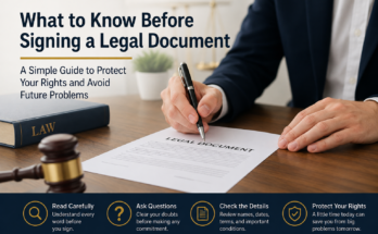 What to Know Before Signing a Legal Document